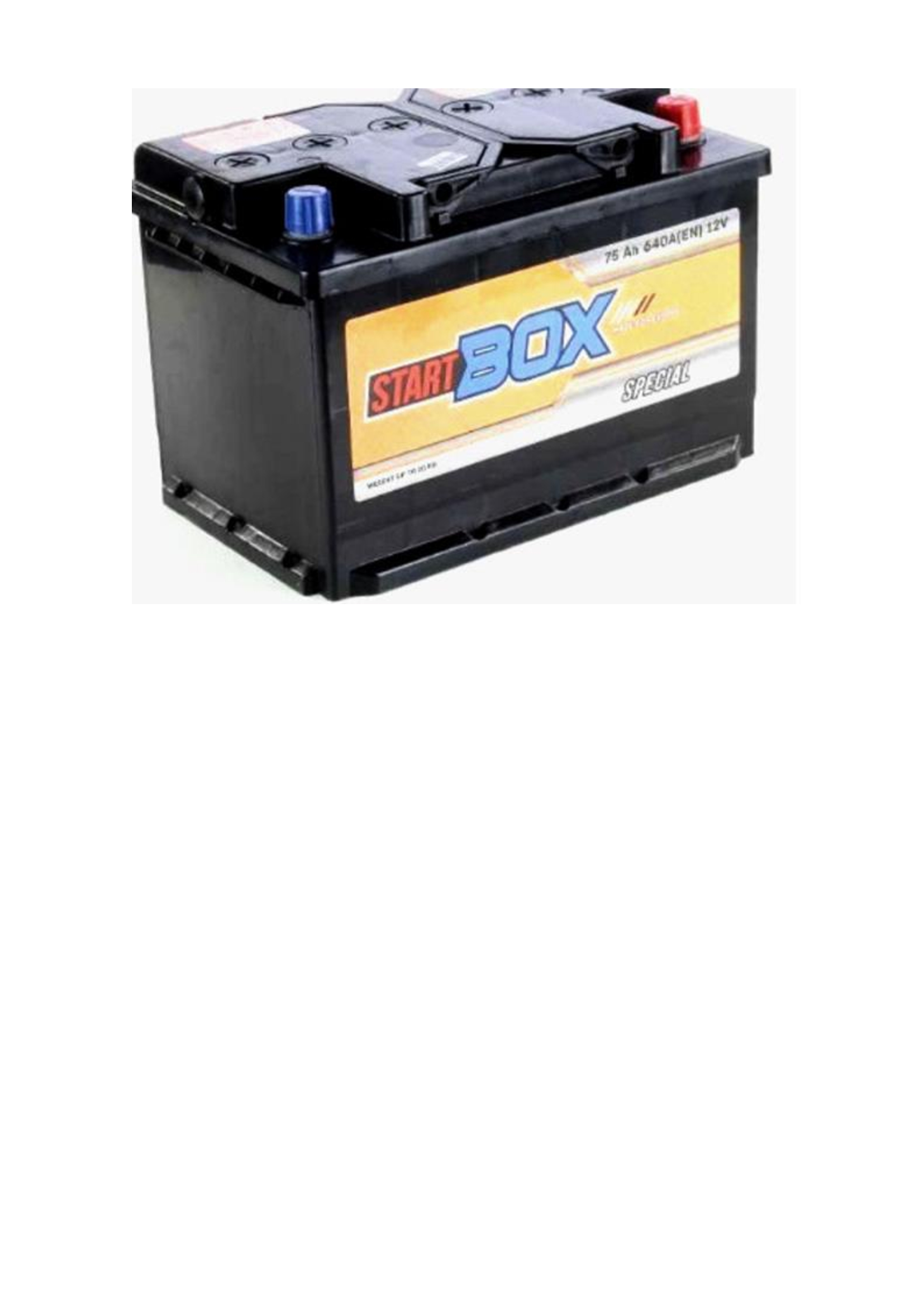 Акумулятор 75Ah-12v StartBOX Special (276x175x190),R,EN640